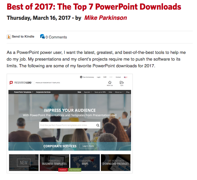 Top 7 PowerPoint Downloads