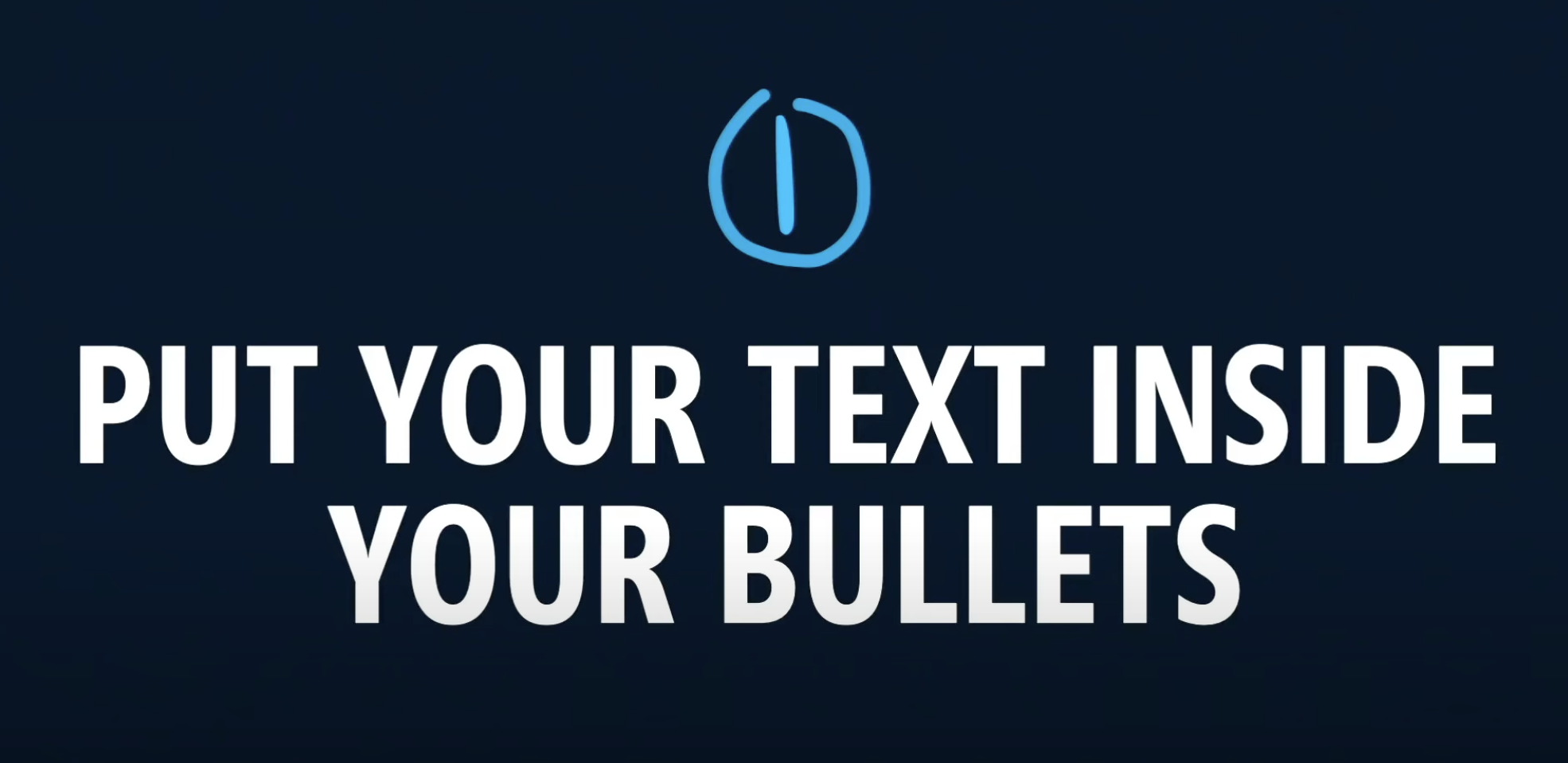 Your Text In Your Bullet