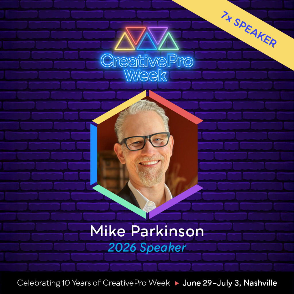 CreativePro Week Mike Parkinson Speaker